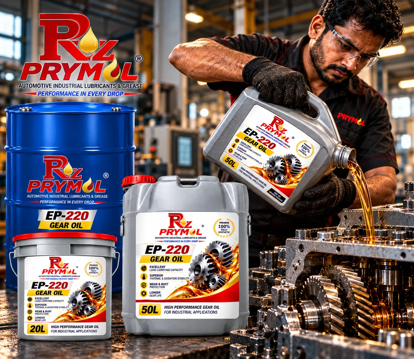 Prymol Industrial Gear Oil EP-220